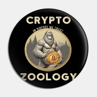 Funny Cryptozoology Bigfoot Crypto Design Pin