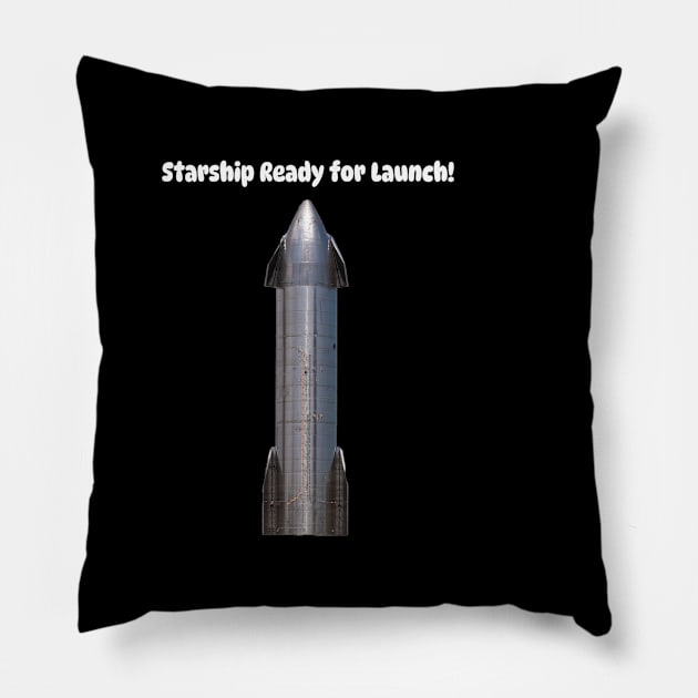 Starship Pillow by Stellar Facts