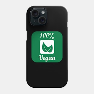 100% Vegan Phone Case