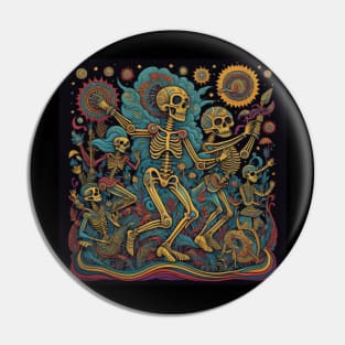 Dancing skeletons series Pin