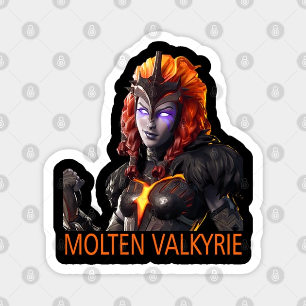 Molten Valkyrie Magnet by ritadesign