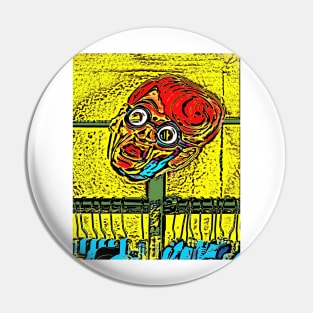 Kooky Boy Mask Pin