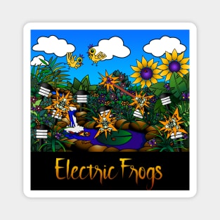 Electric Frogs Magnet