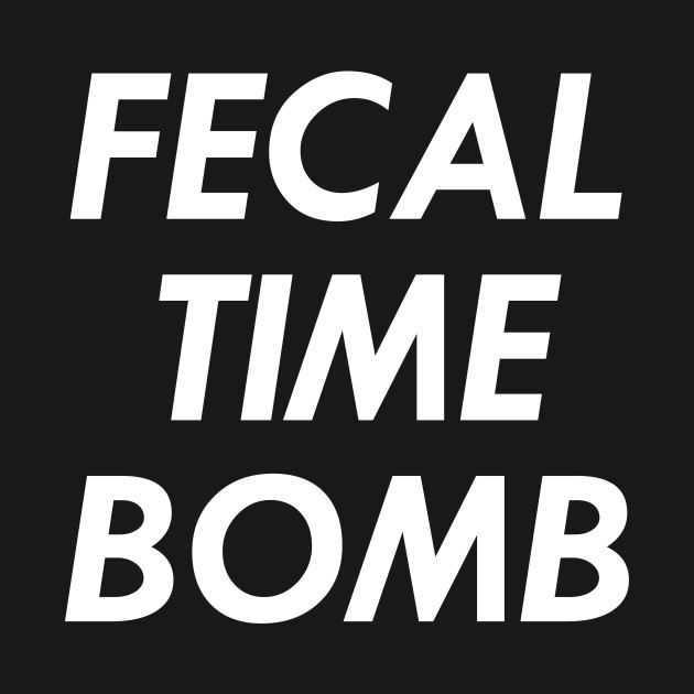 Fecal Time Bomb, White by Chrothon