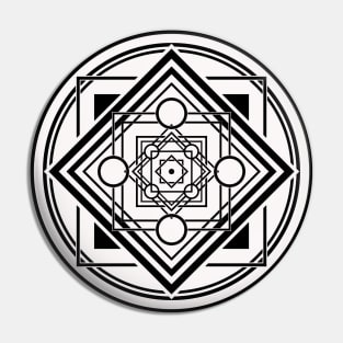 "Tibetan" Mandala Pin