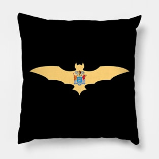 New Jersey Bat Flag Pillow