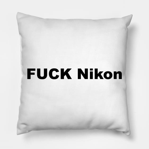 NIKON Pillow by TheCosmicTradingPost