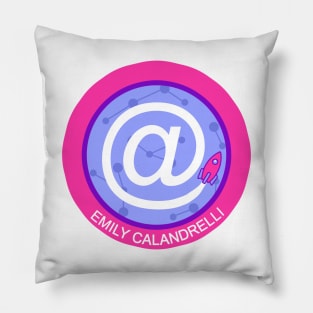 Emily Calandrelli Mission Patch Pillow