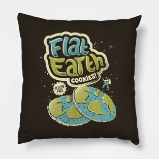 Flat Earth Cookies by Tobe Fonseca Pillow