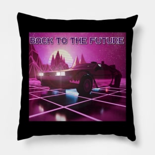 Back to the Future design Pillow