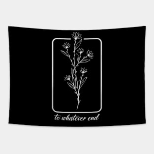 Throne Of Glass Flower Tapestry