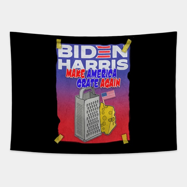 Biden Harris 2020 - Make America Grate Tapestry by silentrob668