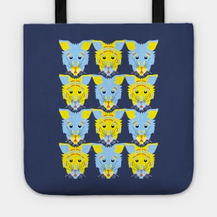 Litter of Kittens, Pale Blue Tote