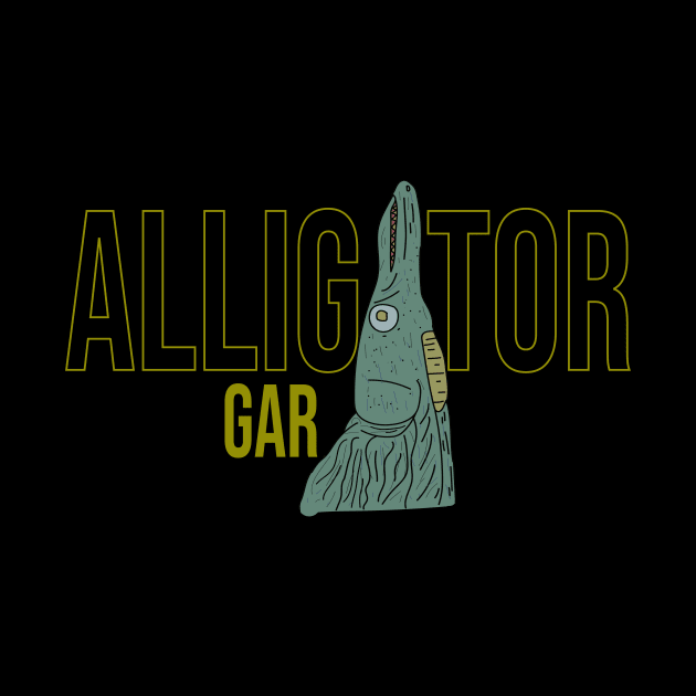 ALLIGATOR GAR by Sahaga-haga