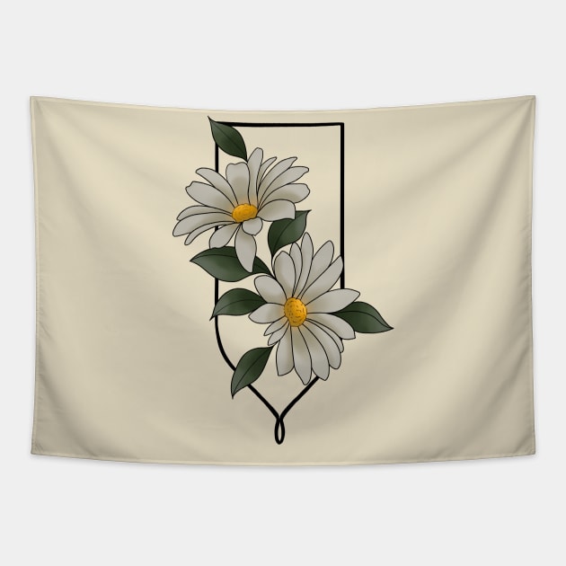 Daisies Tapestry by Gekko and the Samurai 