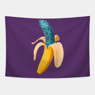 Glitter banana Tapestry