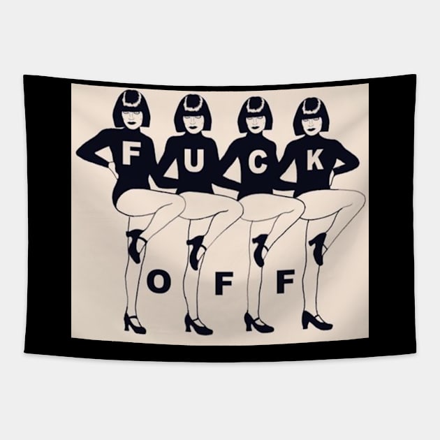 Fuck Off Tapestry by UNIQUESHOP