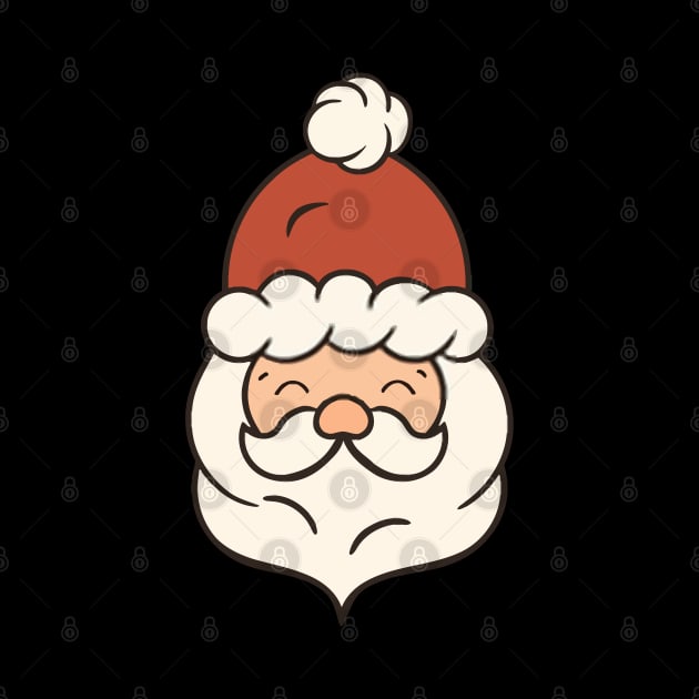 Santa Face Christmas by AdeShirts