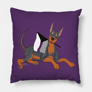 Pride Doggos: Demisexual Doberman Pinscher Pillow