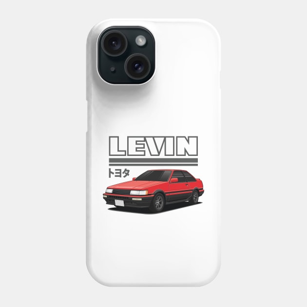 Toyota AE86 Levin Phone Case by squealtires