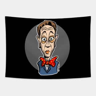 Don Knotts - Cartoon Don Knotts Classic Funny Comedian Tapestry