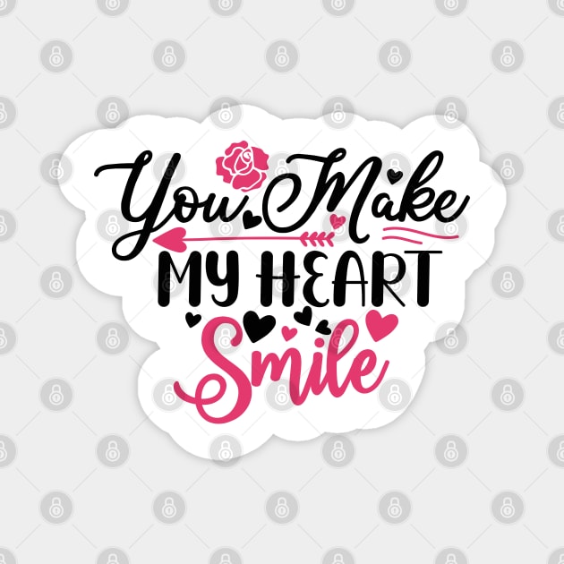 You-Make-My-Heart-Smile Magnet by TEENIE DESIGN
