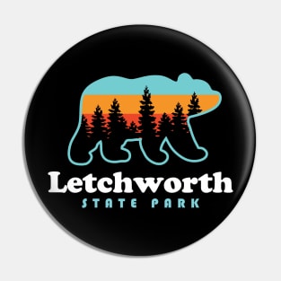 Letchworth State Park Trails Bears New York Pin