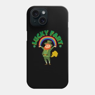 Lucky Fart Leprechaun Rainbow St. Patrick's Day Phone Case