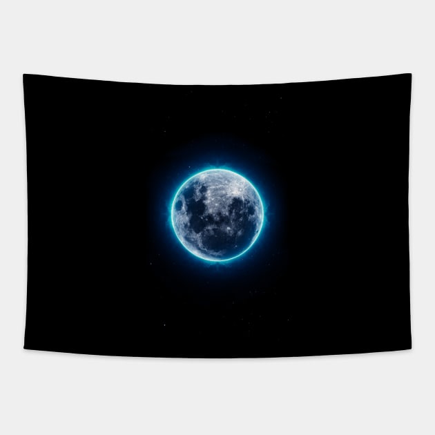 Once in a Blue Moon Tapestry by enchantingants