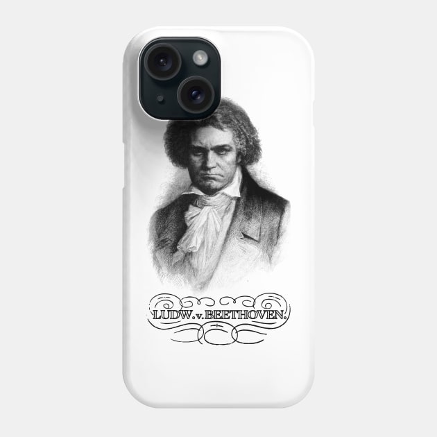 Ludw. v. Beethoven Phone Case by Starkiller1701