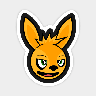 Smiling Kangaroo Knockout Magnet