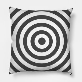 White and Transparent Circles Pillow