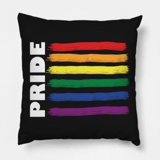 Gay Pride Rainbow Pillow