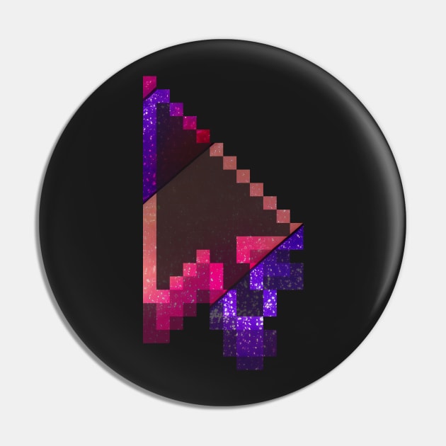 Computer Multicolor galaxy gradient Mouse Cursor Design Pin by Artilize