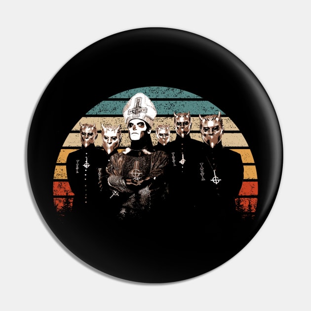 Infestissumam Threads Unleash Your Inner Ghoul with Ghosts Band Apparel Pin by TheBlingGroupArt