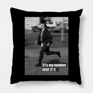 Michael Scott running Pillow