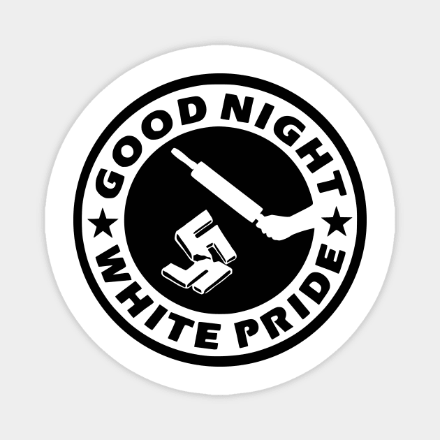 Good Night White Pride Magnet by prettyinpunk