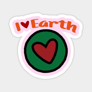 I Love Earth Magnet