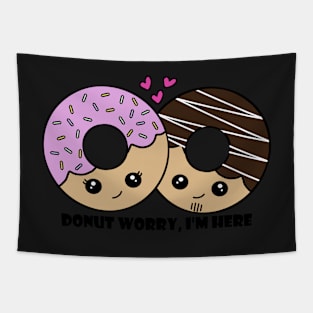 Donuts in Love Tapestry