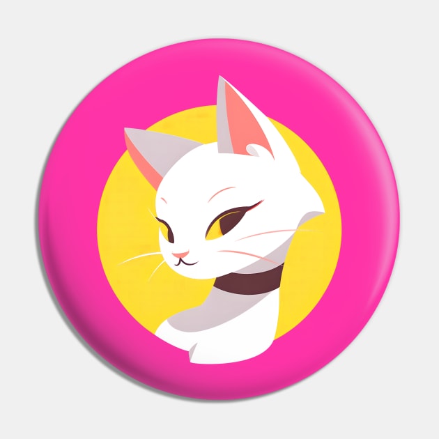 Whisker Wonders Yellow Pin by snipcute