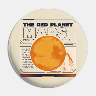 Mars The Red Planet Galaxy Universe Planets Space Pin