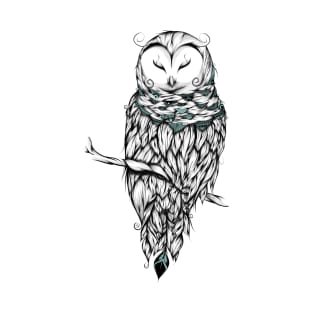 Poetic Snow Owl T-Shirt