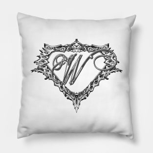 Super Sleek Style W Symbol Pillow