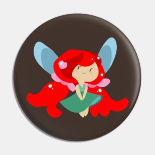 Lineless Tiny Fairy Girl Pin