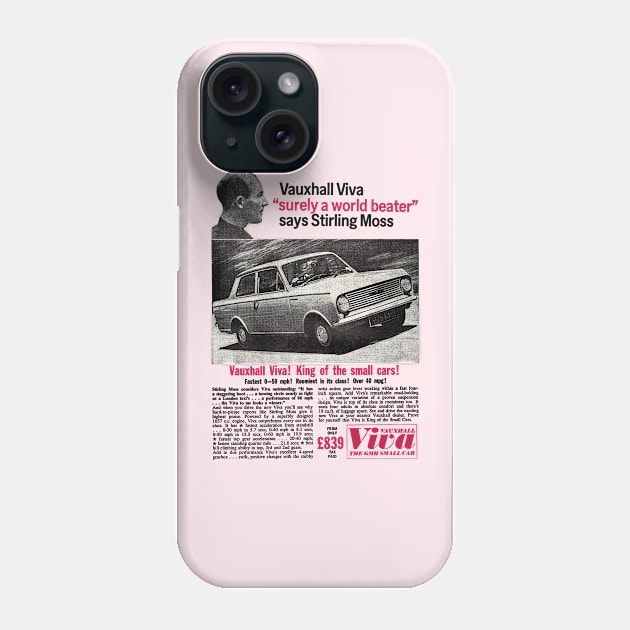 VAUXHALL VIVA - advert Phone Case by Throwback Motors