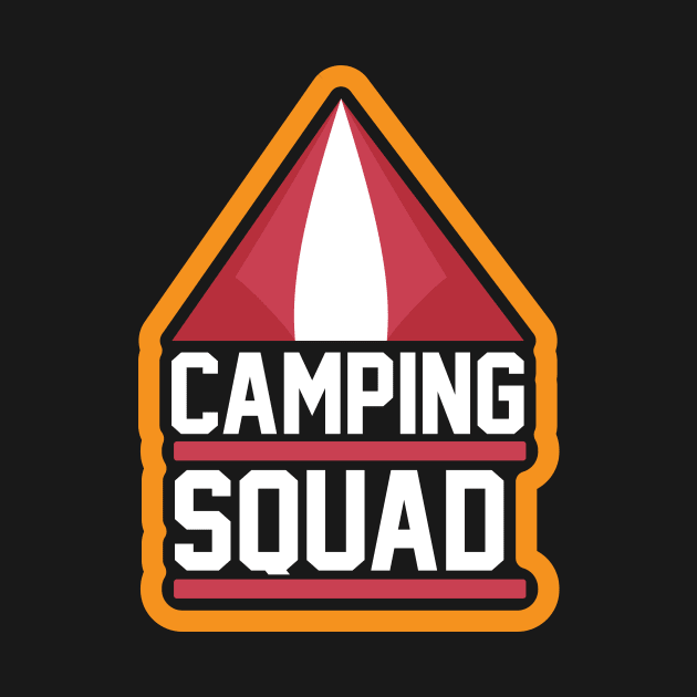 Camping Squad T Shirt For Women Men by Xamgi