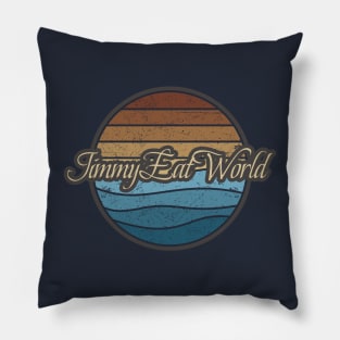 Jimmy Eat World Retro Waves Pillow