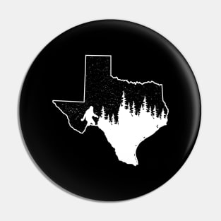 Texas Bigfoot Gift Pin