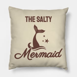 The Salty Mermaid - Mermaid Vintage Icon Pillow