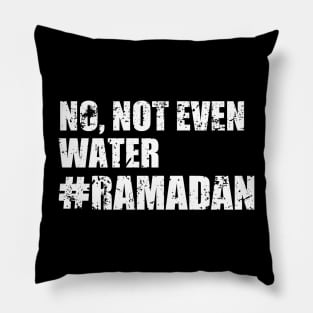 No, Not Even Water Ramadan Pillow